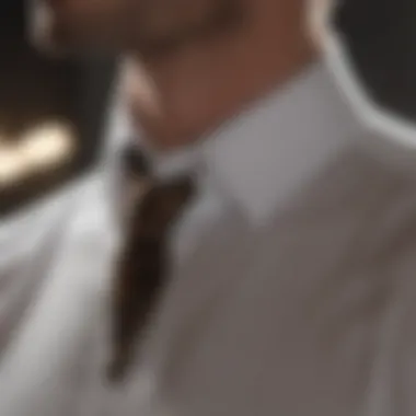Stylish shirt with a wing collar, often associated with formal occasions.