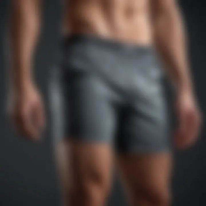 Athletic shorts with innovative moisture-wicking technology