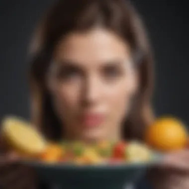 Balanced Nutrition for Healthy Hair A vibrant representation of a healthy, balanced meal rich in nutrients.