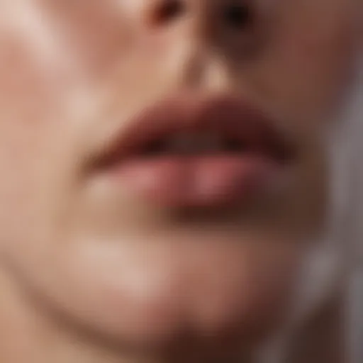 Inflamed skin around lips