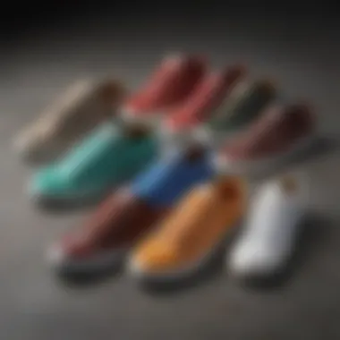 An array of Jeko sneakers highlighting various styles and colorways.