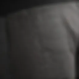 Detailed view of Lululemon shorts highlighting fabric texture