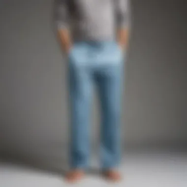 Model showcasing the fit of lounge pants