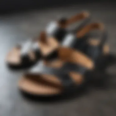 Modern sandal with advanced cushioning technology