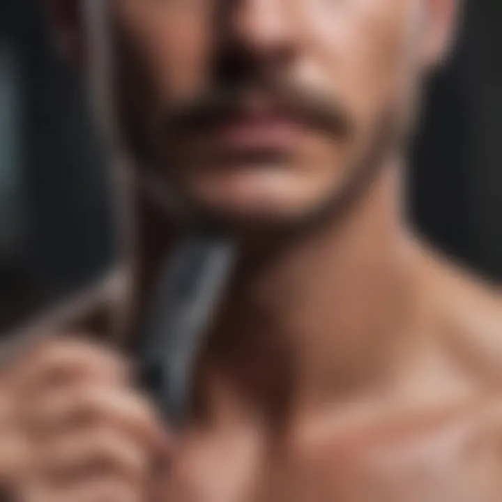 Moustache grooming tools for optimal growth