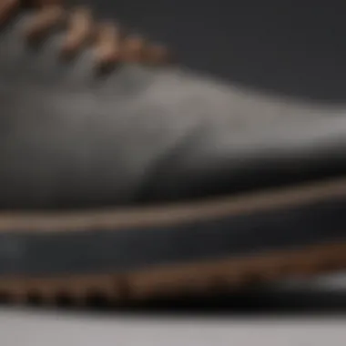 Close-up of Nobull shoe sole for durability