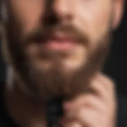 Beard brush for grooming