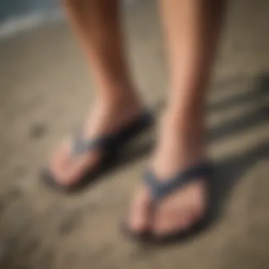 Outdoor flip flops, blending style and functionality