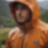 Sleek and Stylish Patagonia Rain Jacket in Nature