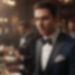 Elegant attire for a fancy dinner date