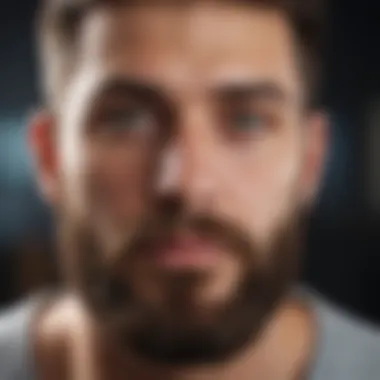 Results from Raffin Beard Growth Kit Before and after results of using Raffin Beard Growth Kit