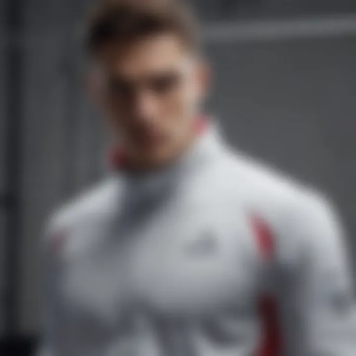 A close-up of performance technology in Reebok clothing