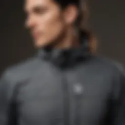 Reflective Design Element on Lululemon Shell Jacket