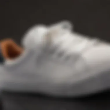 Close-Up of Ryan Reynolds' White Sneakers Detail