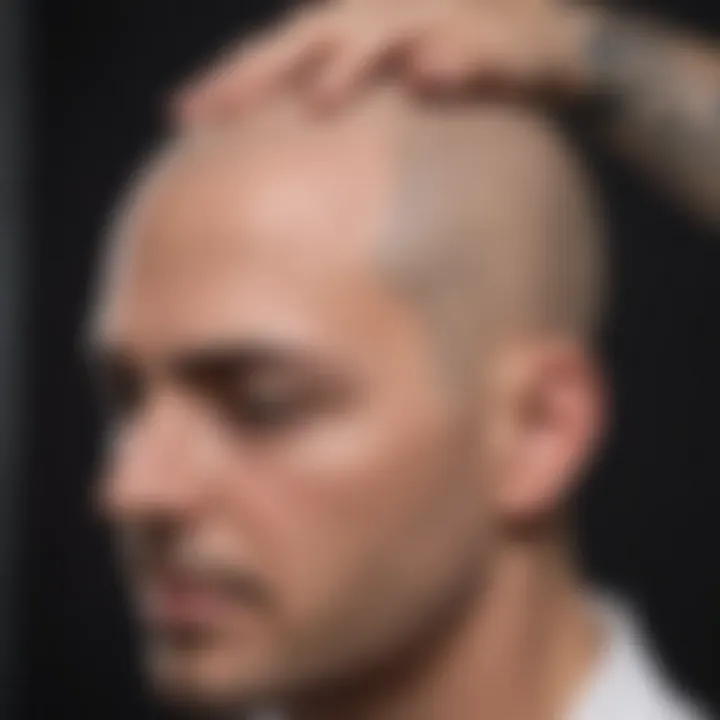 Scalp micropigmentation technique demonstration