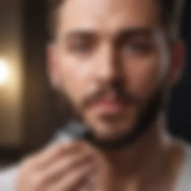 Precision Grooming: Razor Trimming Beard Grooming Razor Trim Beard