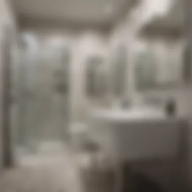 Creating an Ideal Grooming Environment A serene bathroom setup with grooming essentials for pubic hair trimming.