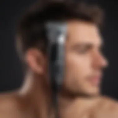 Choosing the Right Trimmer for Sensitive Areas Close-up of a high-quality trimmer designed for sensitive areas.
