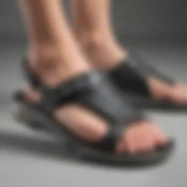 Close-up view of the innovative arch support feature in Sketcher Arch Fit Sandals