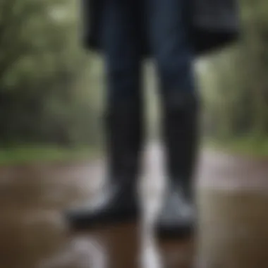 Sleek design of Lululemon rain boots for fashion-forward individuals