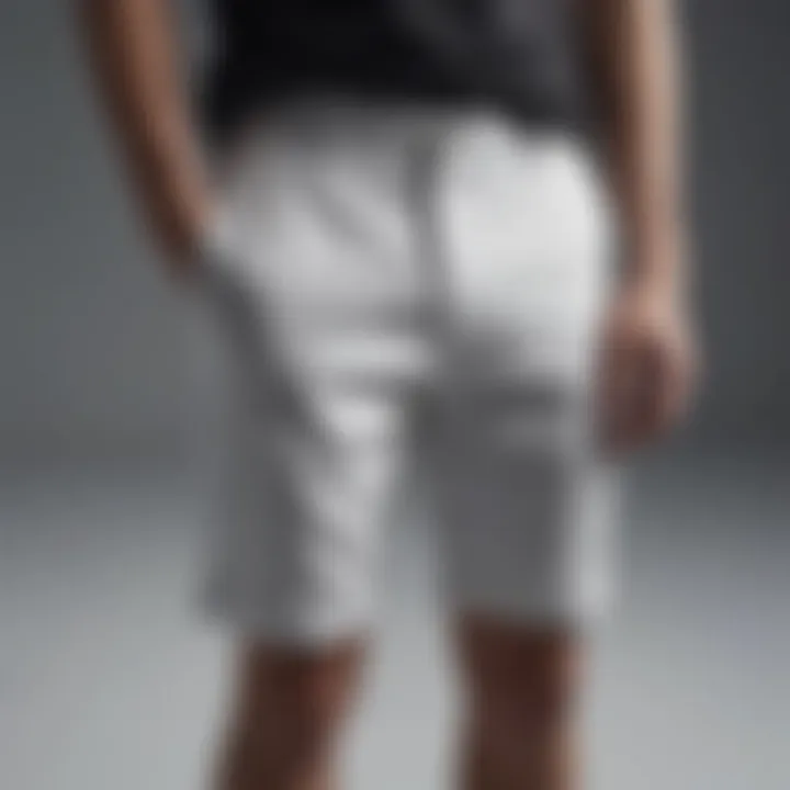 Sleek Monochrome Streetwear Shorts