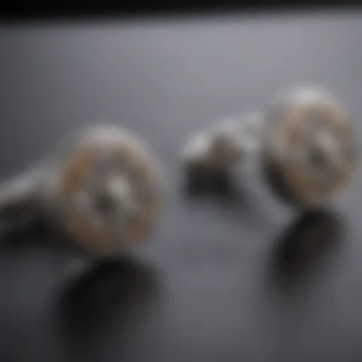 Sophisticated cufflinks with intricate design