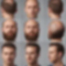 Illustration highlighting the various causes of hair loss