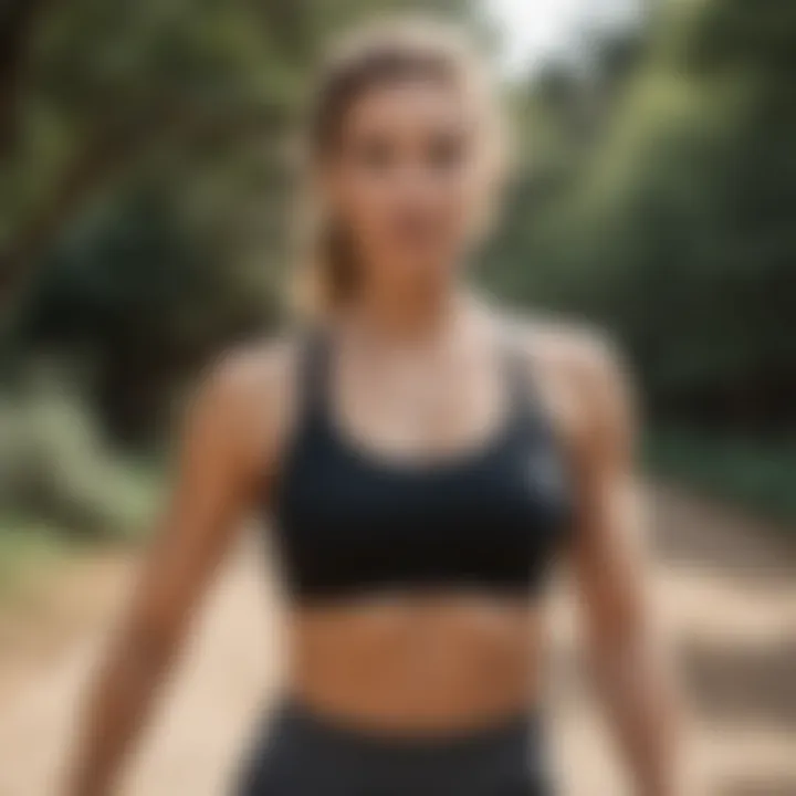 Stylish and functional Vuori sports bra for active lifestyles