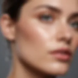 Close-up of retinol serum dropper showcasing texture