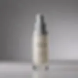 Close-up of a luxurious retinol serum bottle