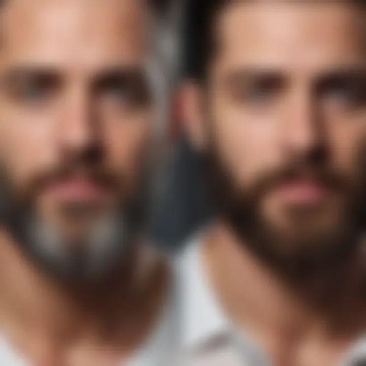 Top rated beard straighteners displayed side by side