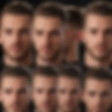 Variety of Grooming Styles Explored A visual comparison of grooming styles