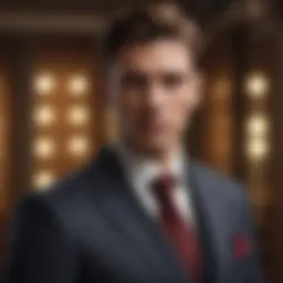 A stylish outfit showcasing affordable luxury fabrics