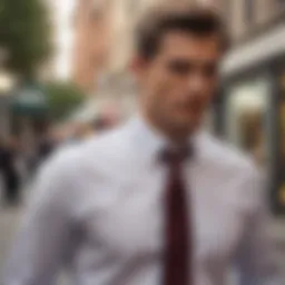Dapper Gentleman in Classic Oxford Button-Down