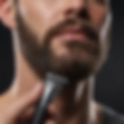 Grooming tool for beard trimming