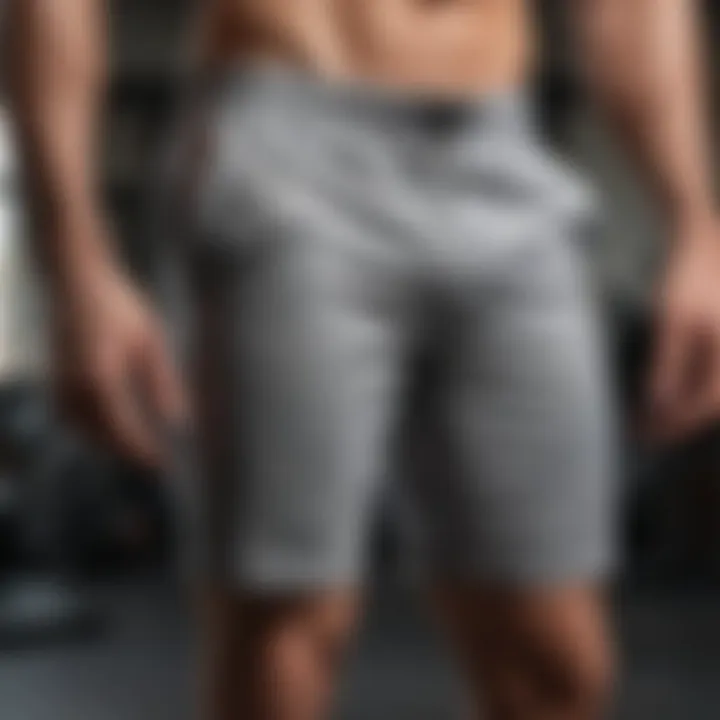 Ergonomic gym shorts tailored for optimal comfort during workouts