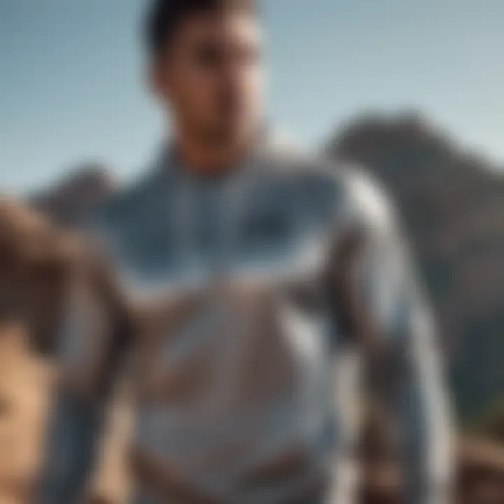 Stylish view of the Under Armour Rock Sweatshirt showcasing its design