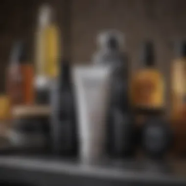 Grooming Products and Their Impact Different grooming products on a countertop