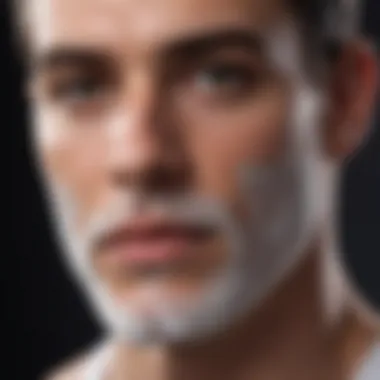 Proper Shaving Techniques Illustration of proper shaving techniques