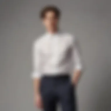 Stylish Uniqlo Square Neck Top Paired with Tailored Pants