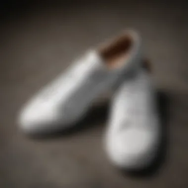 Sleek White Casual Shoes